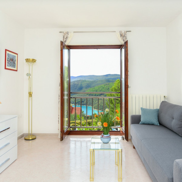 Living room, Apartman Mint, Dalia Rabac - Villa and apartments, elegant and modern holiday properties near the sea in Istria Rabac